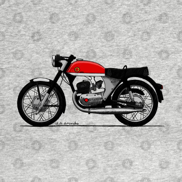 The famous spanish classic motorcicle by jaagdesign